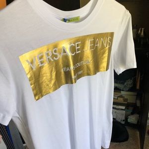 Versace tee shirt, new with tags